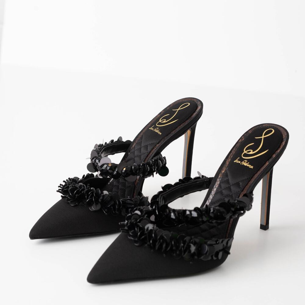 Sam Edelman Women's Athena Beaded Pumps in Black